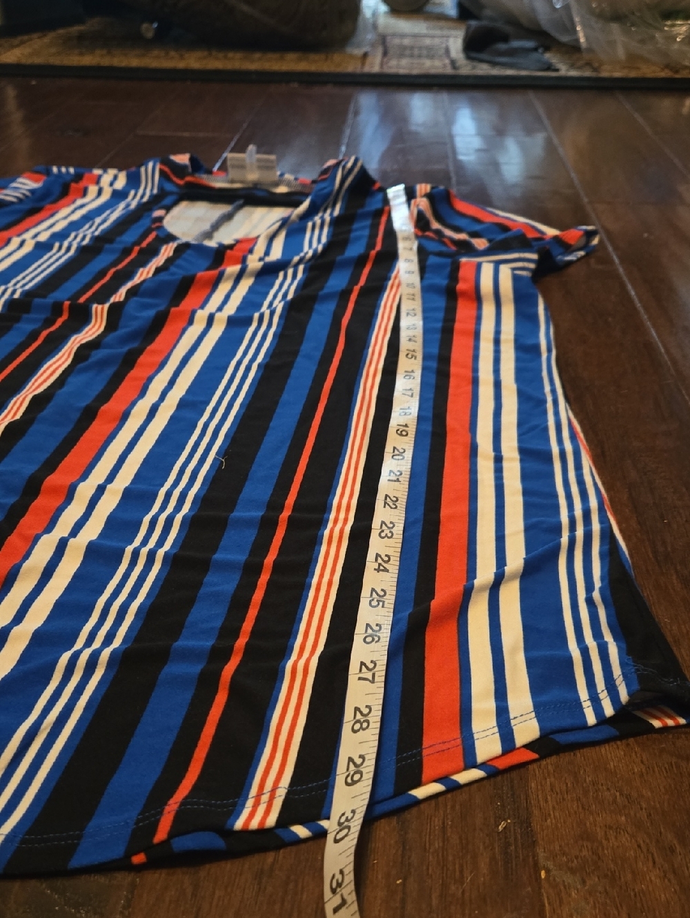 Bobbie Brooks Striped Short Sleeve Top Size 3X - Picture 6 of 7